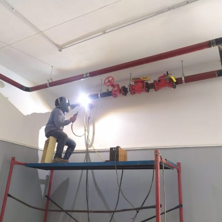 Fire fighting work, complete supply and installation